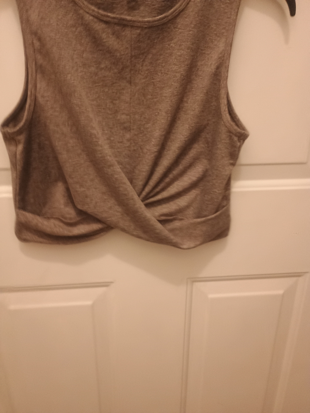 Zobha Workout Tank Top Sleeveless Minimalist Chic Hippie Gray Women medium - Picture 6 of 9
